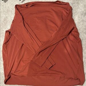 Lululemon Athletica Terracotta Long Sleeve Shirt